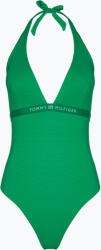 Tommy Hilfiger Costum de baie dintr-un element pentru femei Tommy Hilfiger Halter One Piece Rp olympic green