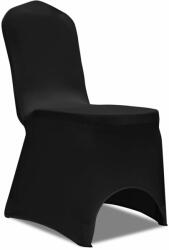 vidaXL 50 db fekete nyújtható székszoknya (130338)