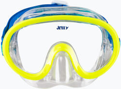 mares Gyermek snorkel maszk Mares Jelly lime/blue/clear
