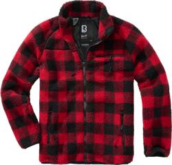 Brandit Teddyfleece polárkabát, piros/fekete