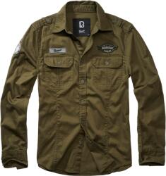 Brandit Luis Vintage hosszú ujjú ing, olívazöld