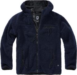 Brandit fleece kapucnis kabát Teddyfleece Worker, tengerészkék