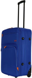 Benzi BZ5383 kék 2 kerekű bővíthető közepes bőrönd (BZ5383-M-kek-narancs)