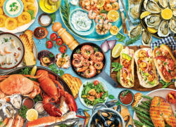 EUROGRAPHICS 6000-5864 - Seafood Table - 1000 db-os puzzle (6000-5864)