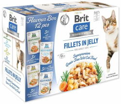 Brit Care Cat Flavour dobozos filé zselében Multi 12x85g