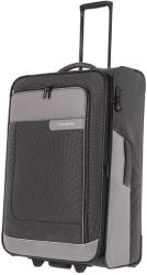 Travelite szürke két kerekű textil nagy bőrönd viia 92809-04