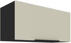 TEMPO KONDELA Dulap superior, caşmir/negru, ARAKA 80 GU-36 1F