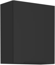 TEMPO KONDELA Dulap de sus, negru, SIBER 60 G-72 1F