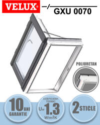 Velux GXU 0070 - fereastra mansarda, iesire acoperis, poliuretan, 2 sticle (GXU CK04 0070)