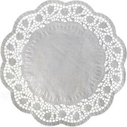 Wimex Díszítő csipke kerek fehér 24cm 100 db - Wimex (72324)
