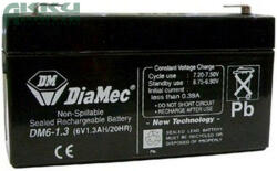 DIAMEC 6V 1, 3Ah akkumulátor DM6-1.3 (D-100602)