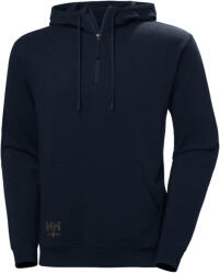 Helly Hansen ESSENTIAL 1/4 CIPZÁRAS KAPUCNIS PULÓVER, sötétkék, XL (79330_590-XL)
