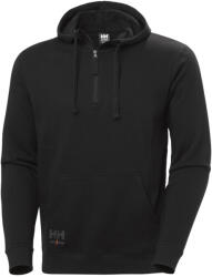 Helly Hansen ESSENTIAL 1/4 CIPZÁRAS KAPUCNIS PULÓVER, fekete, 3XL (79330_990-3XL)