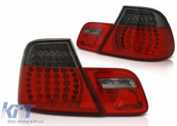 KITT Lightning LED hátsó lámpák BMW 3 Series E46 Coupe 2D (1998-2003) piros/fekete (RB20LRB)