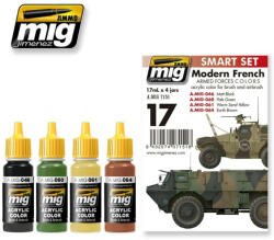 AMMO by MIG Jimenez AMMO Modern French Armed Forces Colors 6 x 17 ml (A. MIG-7151)