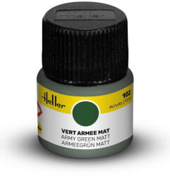 Heller Acrylic Paint 102 army green matt 12ml (9102)