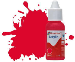 Humbrol Acrylic Paint No. 238 Red Arrow Gloss, Dropper Bottle 14 ml (DB0238)