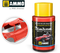 AMMO by MIG Jimenez AMMO COBRA MOTOR 50's 60's Rosso Corsa Acrylic Paint 30 ml (A. MIG-0312)