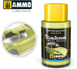 AMMO by MIG Jimenez AMMO COBRA MOTOR Saturn Green Acrylic Paint 30 ml (A. MIG-0320)