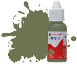 Humbrol Acrylic Paint No 105 Marine Green. Matt, Dropper Bottle 14 ml (DB0105)