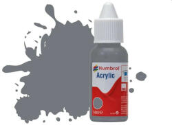 Humbrol Acrylic Paint No. 164 Dark Sea Grey Matt, Dropper Bottle 14 ml (DB0164)