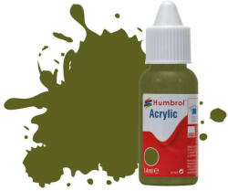Humbrol Acrylic Paint No 150 Forest Green Matt, Dropper Bottle 14 ml (DB0150)