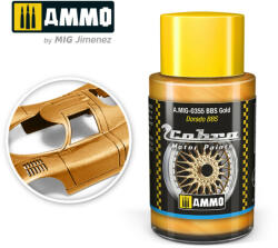 AMMO by MIG Jimenez AMMO COBRA MOTOR BBS Gold Acrylic Paint 30 ml (A. MIG-0355)