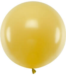 Partydeco Latex lufi 24" (60cm-es) Latex léggömb, Arany metál (LUFI206049)