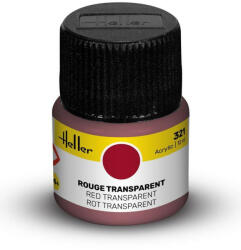 Heller Acrylic Paint 321 transparent red 12ml (9321)