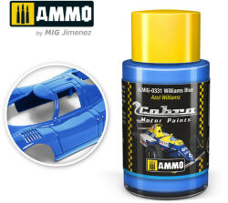AMMO by MIG Jimenez AMMO COBRA MOTOR Williams Blue Acrylic Paint 30 ml (A. MIG-0331)