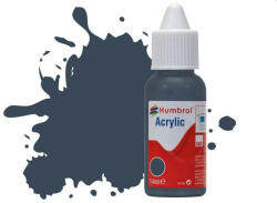 Humbrol Acrylic Paint No. 245 RLM 74 Graugrun Matt, Dropper Bottle 14 ml (DB0245)