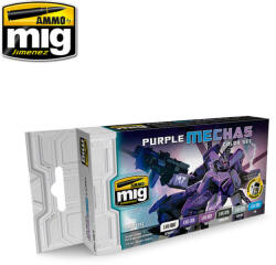 AMMO by MIG Jimenez AMMO Purple Mechas Color Set 6 x 17 ml (A. MIG-7157)