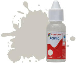 Humbrol Acrylic Paint No 28 Camouflage Grey Matt, Dropper Bottle 14 ml (DB0028)
