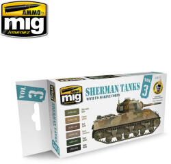 AMMO by MIG Jimenez AMMO Sherman Tanks Vol. 3 6 x 17 ml (WWII US Marine Corps) 6 x 17 ml (A. MIG-7171)