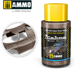 AMMO by MIG Jimenez AMMO COBRA MOTOR Copper Brown Metallic Acrylic Paint 30 ml (A. MIG-0356)
