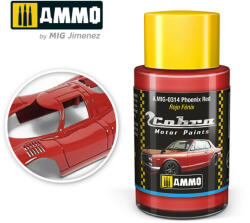 AMMO by MIG Jimenez AMMO COBRA MOTOR Phoenix red Acrylic Paint 30 ml (A. MIG-0314)
