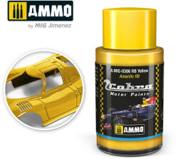 AMMO by MIG Jimenez AMMO COBRA MOTOR RB Yellow Acrylic Paint 30 ml (A. MIG-0306)