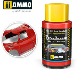 AMMO by MIG Jimenez AMMO COBRA MOTOR Rosso Corsa Racing Acrylic Paint 30 ml (A. MIG-0313)