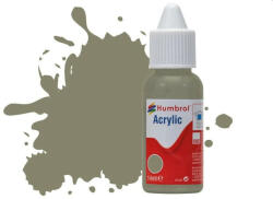 Humbrol Acrylic Paint No. 240 RLM 02 Grau Matt, Dropper Bottle 14 ml (DB0240)
