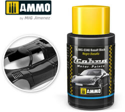AMMO by MIG Jimenez AMMO COBRA MOTOR Basalt Black Acrylic Paint 30 ml (A. MIG-0348)