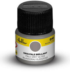 Heller Peinture Acrylic 040 gris pale brillant (9040)