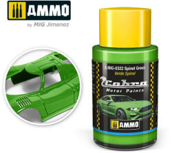AMMO by MIG Jimenez AMMO COBRA MOTOR Spinel Green Acrylic Paint 30 ml (A. MIG-0322)