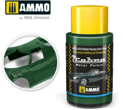 AMMO by MIG Jimenez AMMO COBRA MOTOR British Racing Dark Green Acrylic Paint 30 ml (A. MIG-0324)