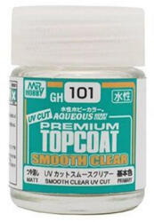 Mr. Hobby Aqueous Hobby Premium Top Coat (18 ml) Smooth Clear UV Cut (matt) H-101
