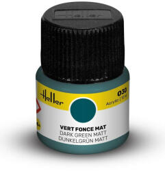 Heller Acrylic Paint 030 matt dark green 12ml (9030)