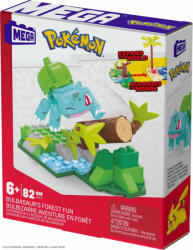 Mega Construx Pokémon - Bulbasaur az erdőben építőjáték készlet (HDL77)