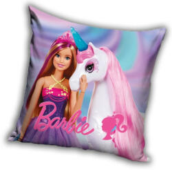 Barbie Unicorn párnahuzat 40x40 cm Velúr (CBX039279) - kidsfashion