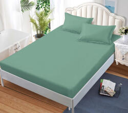 Sendia Cearceaf de pat cu elastic 180x200 cm, verde