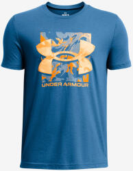 Under Armour UA B Box Logo Camo SS Mfo Tricou pentru copii Under Armour | Albastru | Băieți | 128