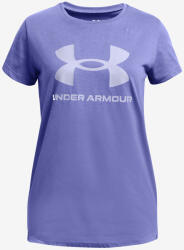 Under Armour UA G Sportstyle Logo SS Tricou pentru copii Under Armour | Violet | Fete | 140/152